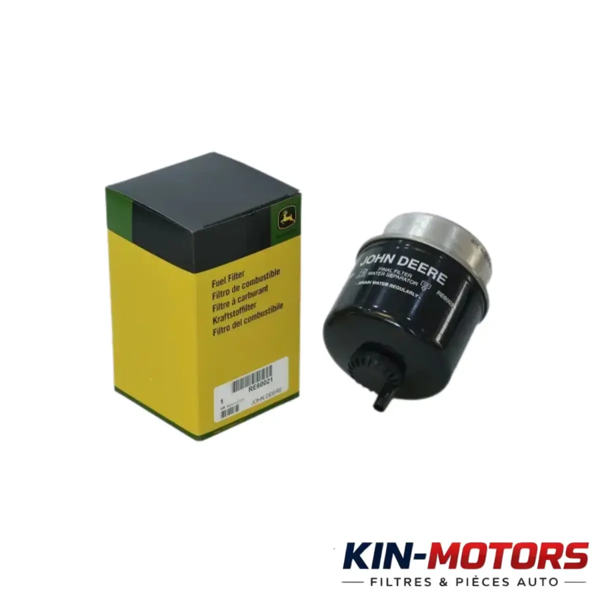 Filtre John Deere RE60021 disponible chez Kin Motors à Kinshasa