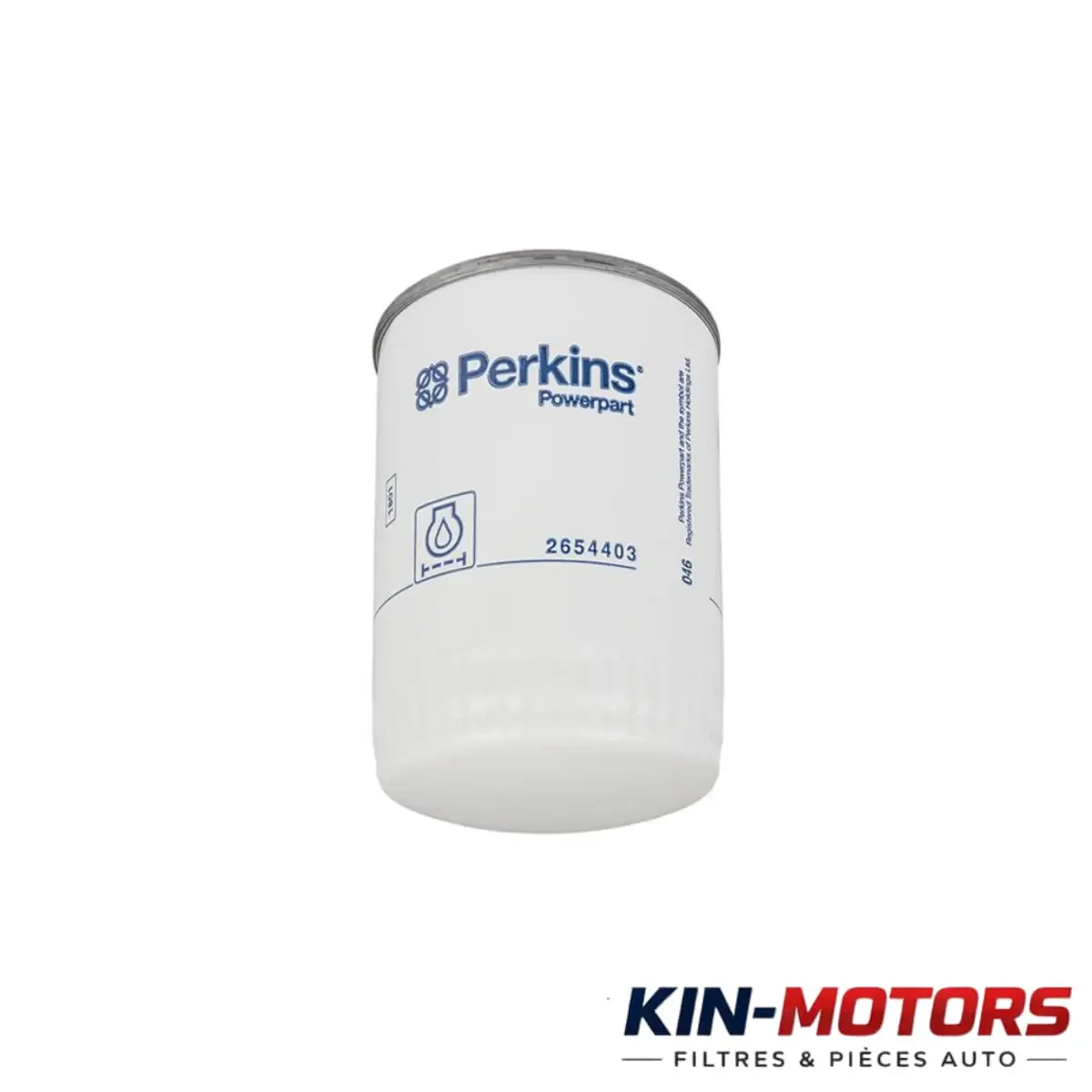 Filtre Huile Perkins 2654403 disponible chez Kin Motors à Kinshasa