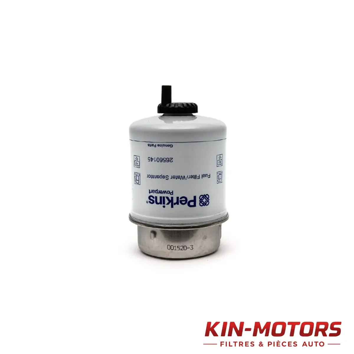 Filtre Perkins 26560145 disponible chez Kin Motors à Kinshasa