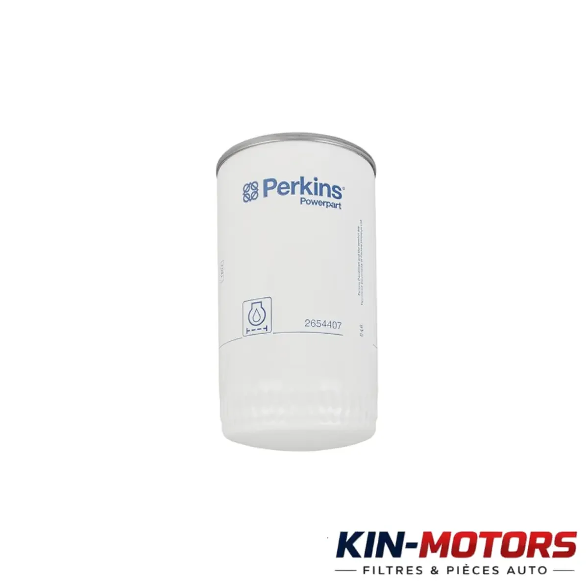 Filtre Huile Perkins 2654407 disponible chez Kin Motors à Kinshasa