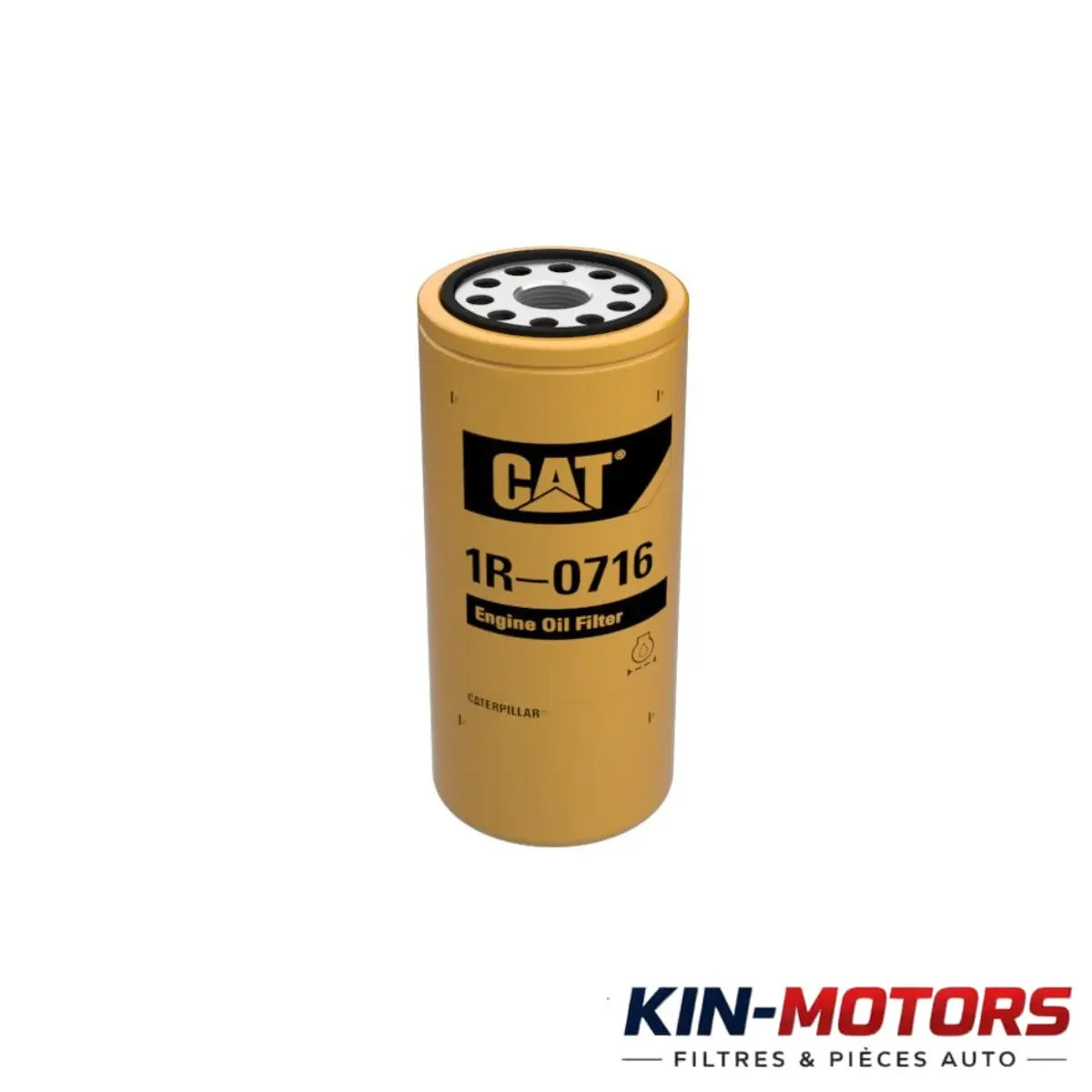 Filtre Huile Caterpillar 1R-0716 disponible chez Kin Motors à Kinshasa