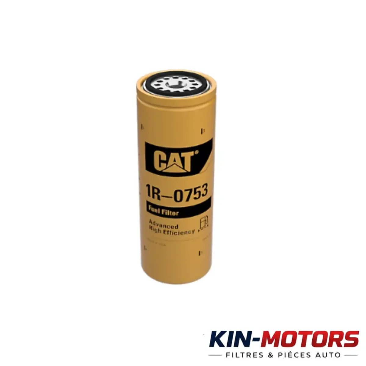 Filtre à Carburant Caterpillar 1R-0753 disponible chez Kin Motors à Kinshasa