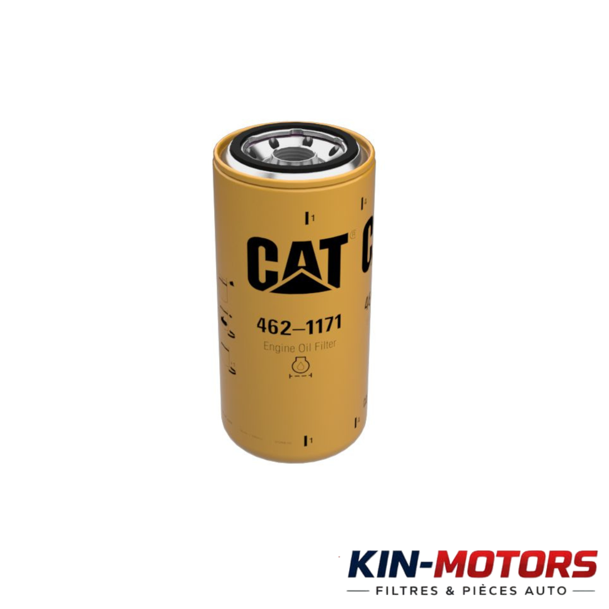 Filtre Huile Caterpillar 462-1171 disponible chez Kin Motors à Kinshasa