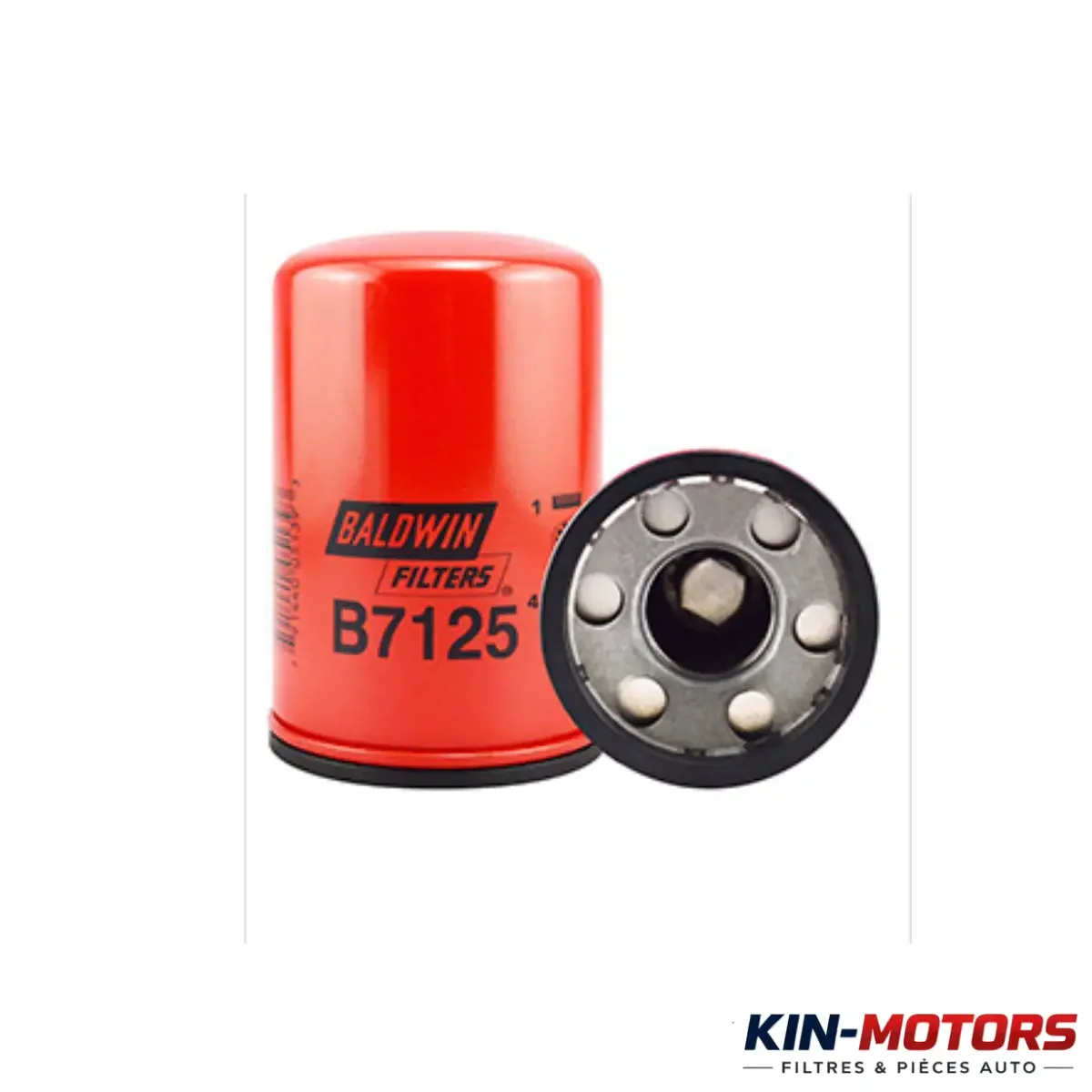 Filtre Huile Baldwin B7125 disponible chez Kin Motors à Kinshasa