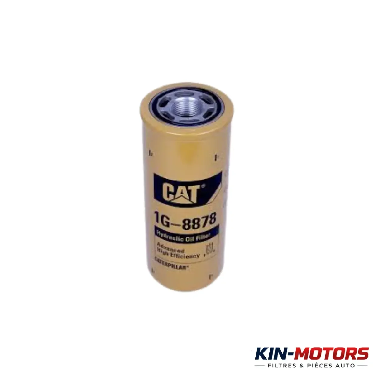 Filtre Hydraulique Caterpillar 1G8878 disponible chez Kin Motors à Kinshasa
