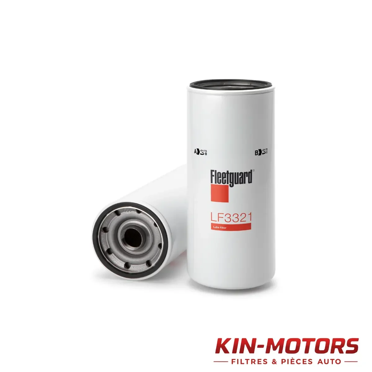 Filtre Huile Fleetguard LF3321 disponible chez Kin Motors à Kinshasa