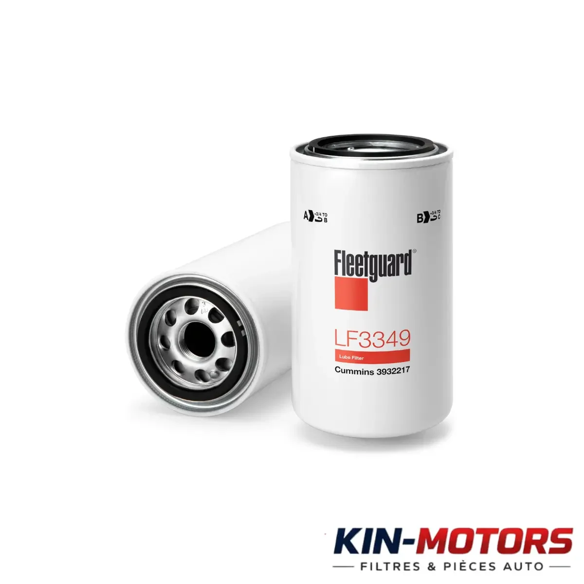 Filtre Huile FLEETGUARD LF3349 disponible chez Kin Motors à Kinshasa