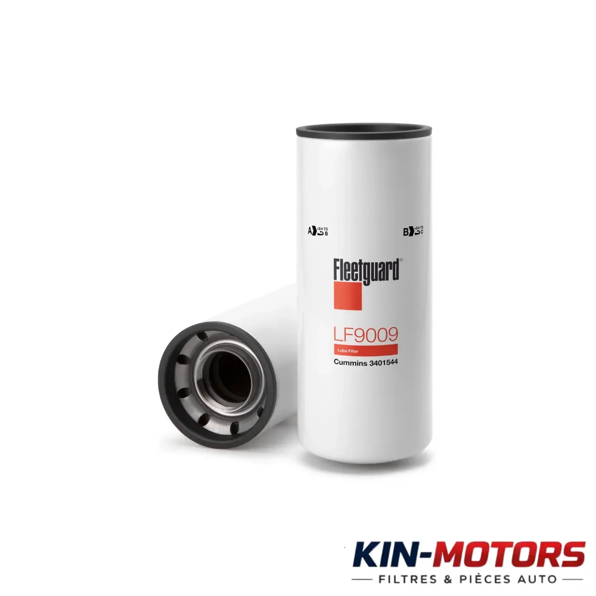 Filtre Huile Fleetguard LF9009 disponible chez Kin Motors à Kinshasa