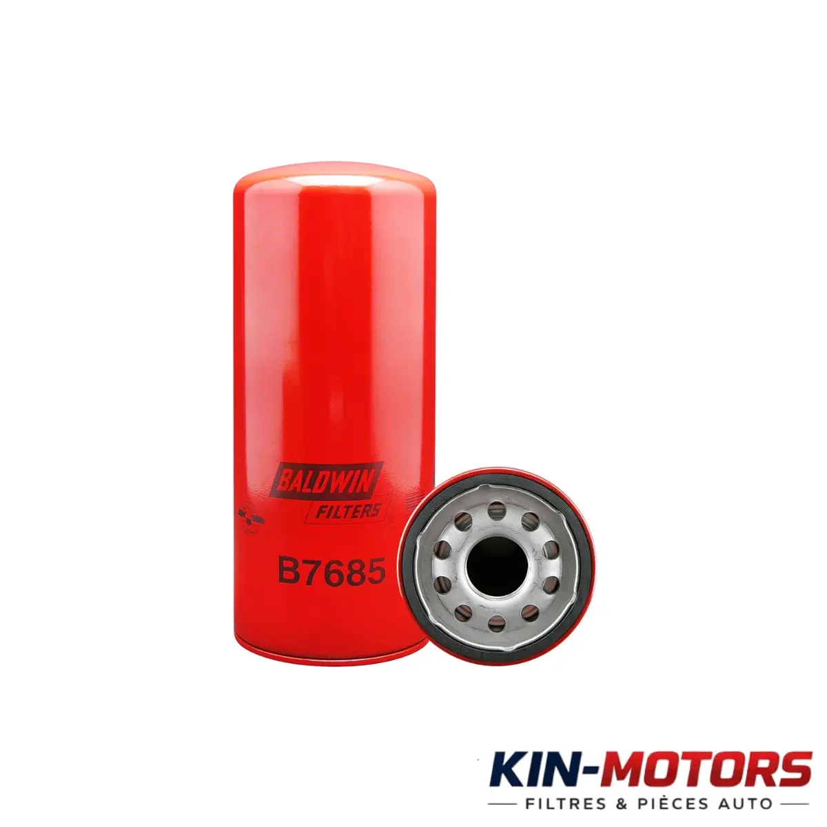 Filtre Huile Baldwin B7685 disponible chez Kin Motors à Kinshasa