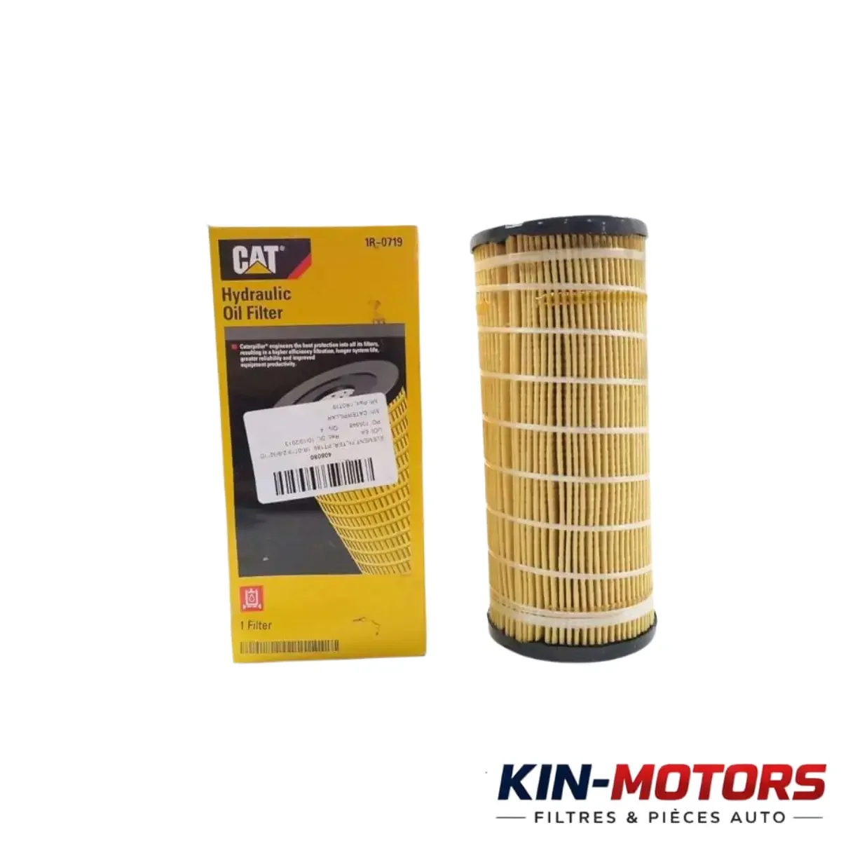 Filtre Caterpilar 1R-0719 disponible chez Kin Motors à Kinshasa